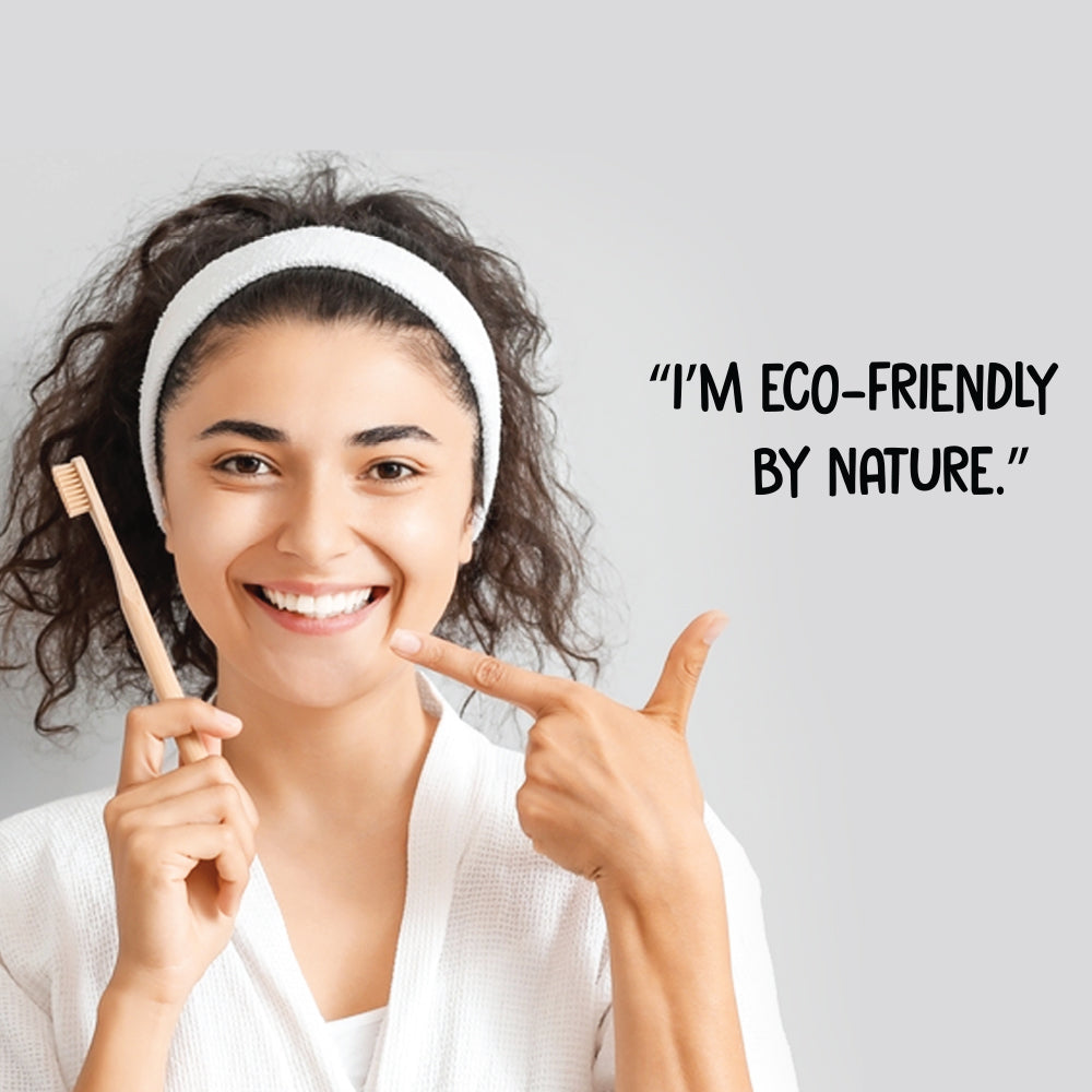 Bentodent Eco Brush Bamboo Toothbrush (non - charcoal) - Ultra Soft - Indian Dental Organization