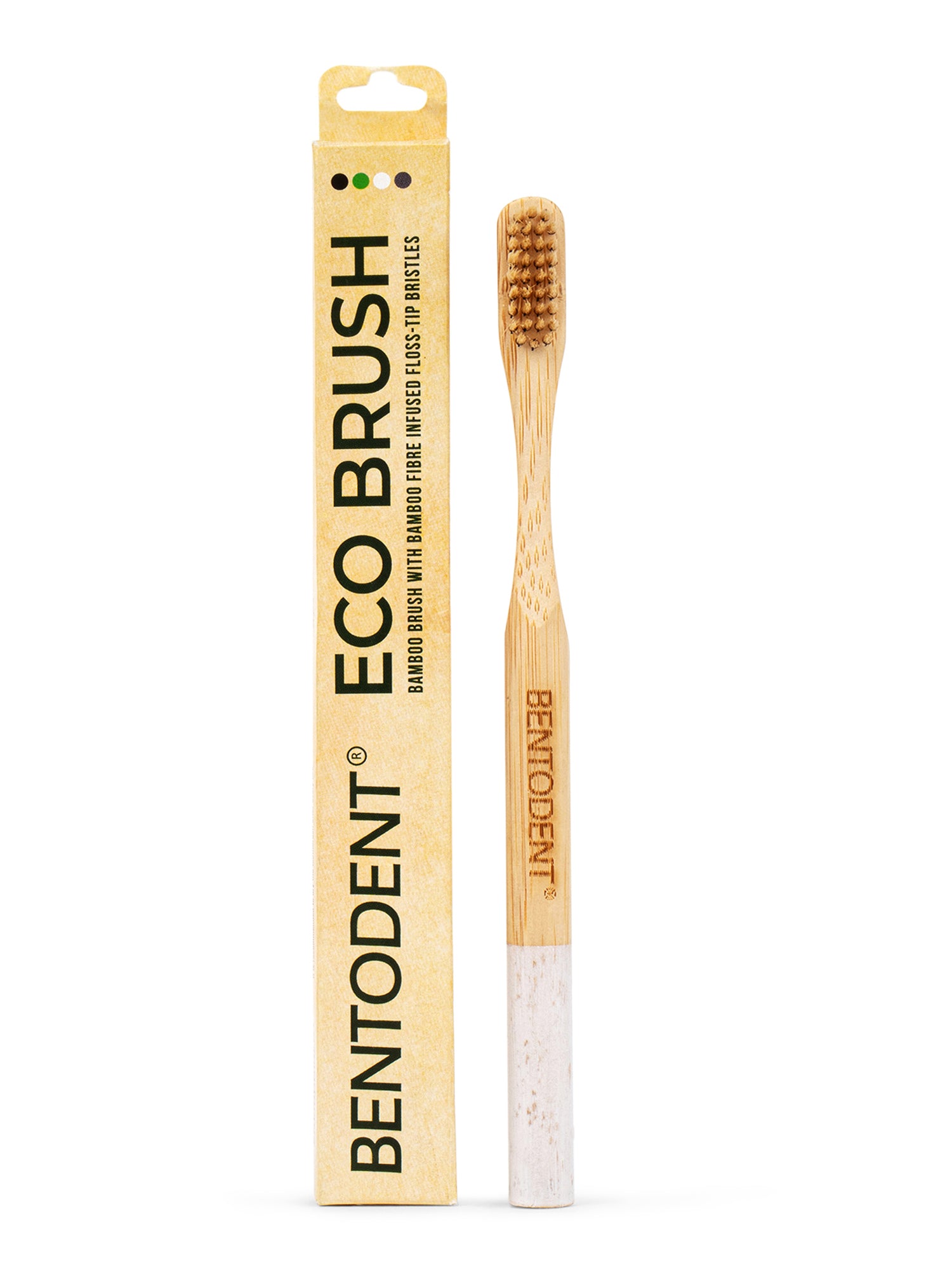 Bentodent Eco Brush Bamboo Toothbrush (non - charcoal) - Ultra Soft - Indian Dental Organization