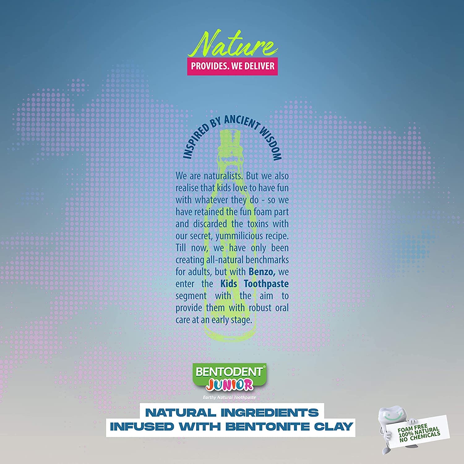 Bentodent Junior Bubble Gum Natural Toothpaste (Twin Pack) - Indian Dental Organization