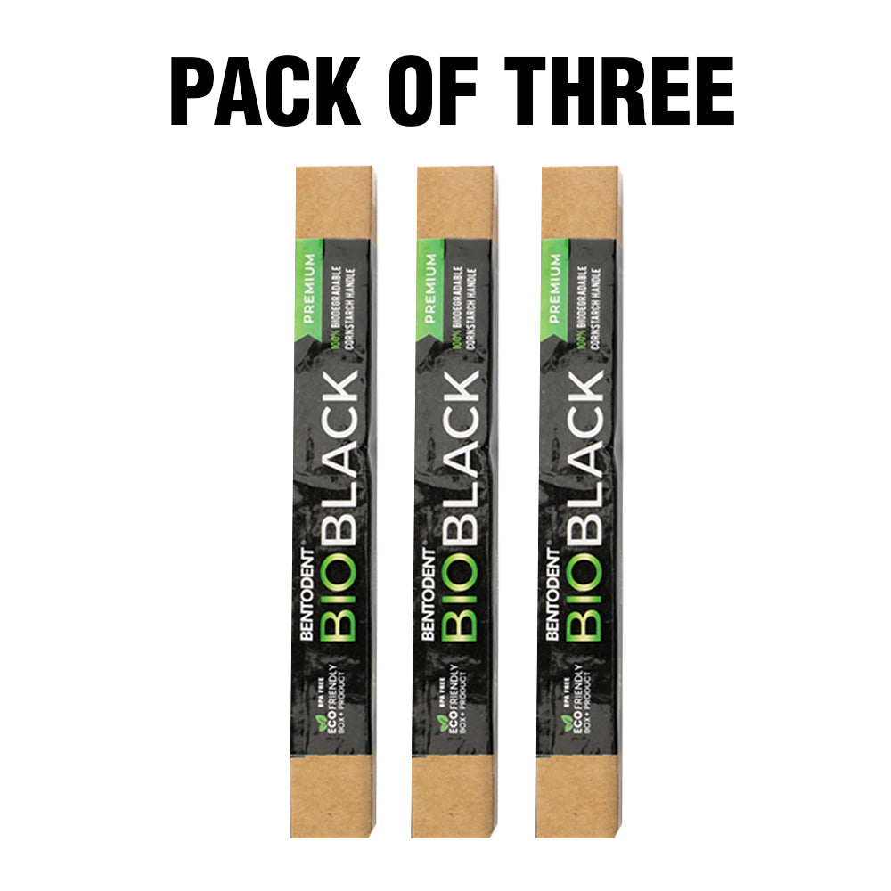 Bio Black Adult Biodegradable Toothbrush