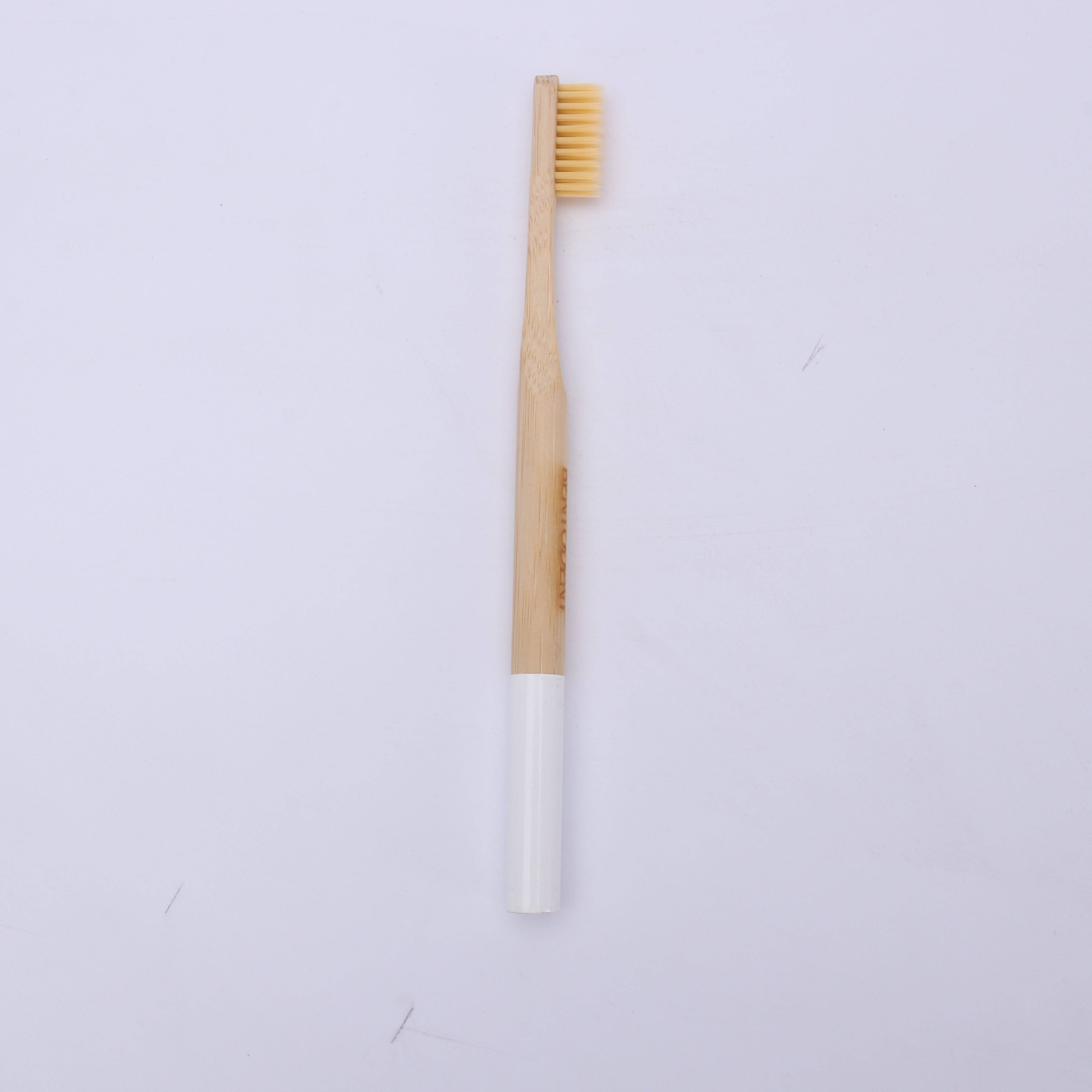 Bentodent Eco Brush Bamboo Toothbrush (non - charcoal) - bentodent x idonaturals
