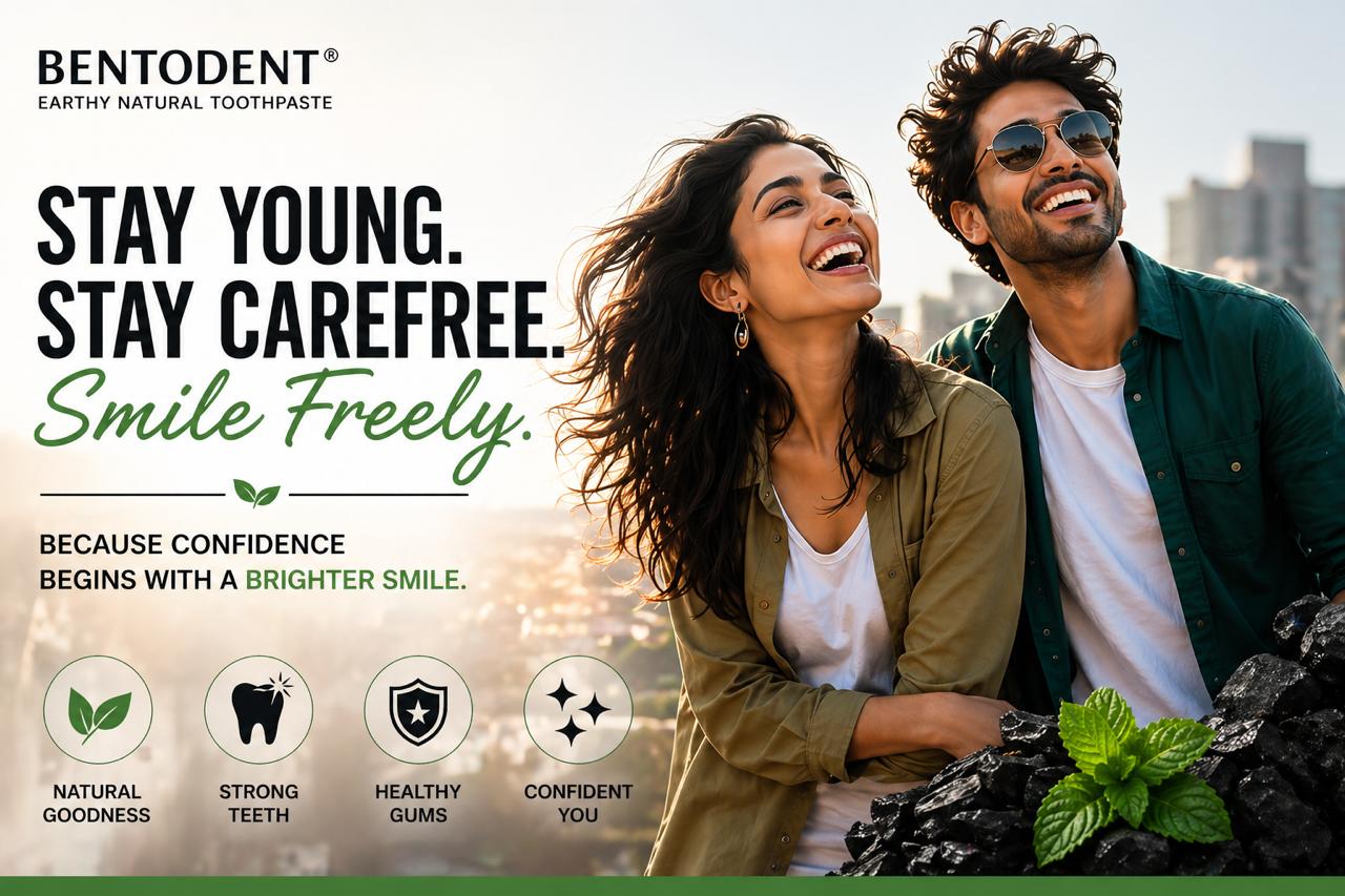 Bentodent Family Pack Toothpaste Combo | Premium Mint, Cardamom, Charcoal & Betel Leaf | 100g Each + 50g Free Toothpaste + 2 Free Bamboo Toothbrushes | SLS Free & Fluoride Free | Herbal Oral Care