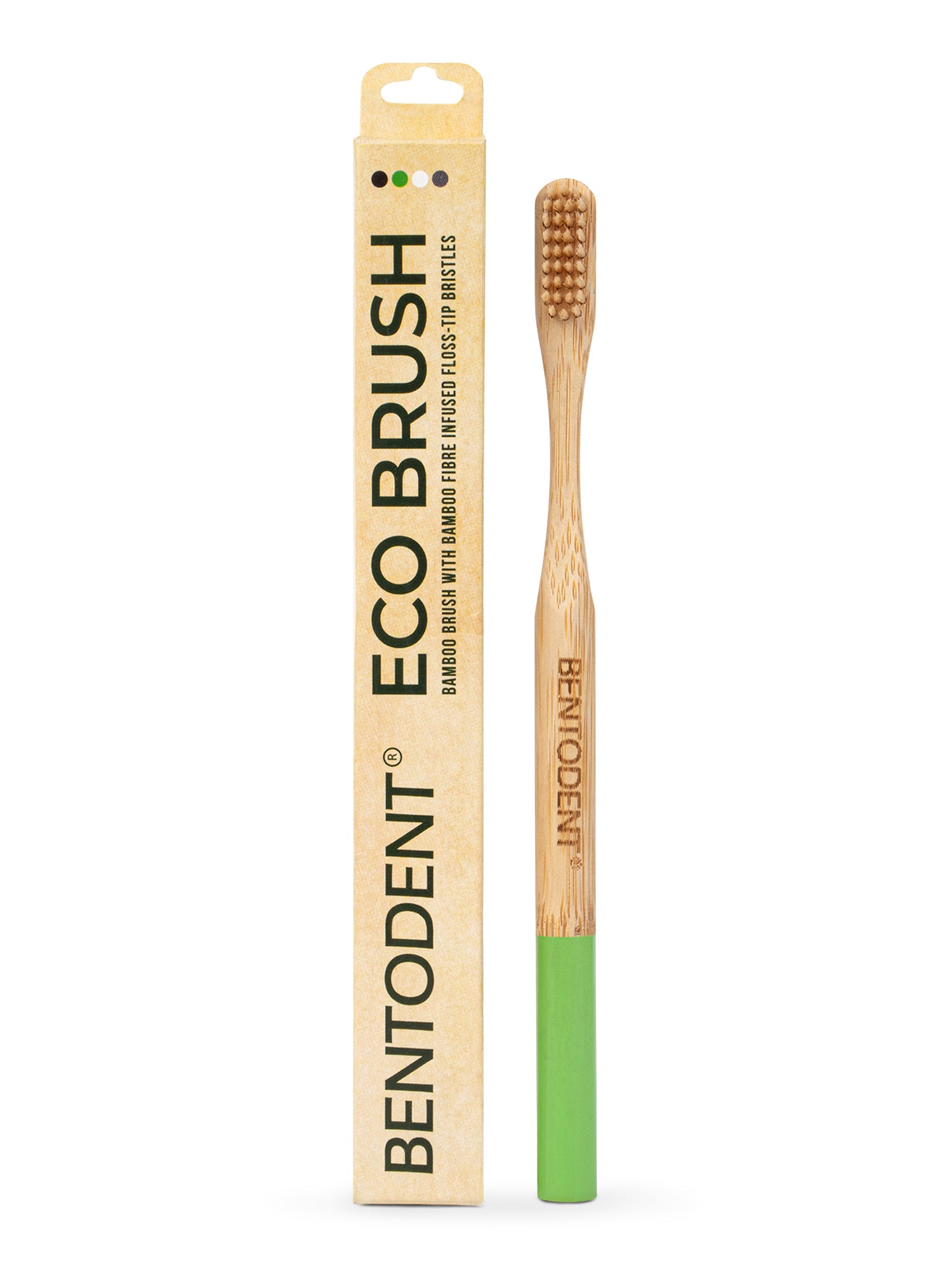 Bentodent Eco Brush Bamboo Toothbrush (non - charcoal) - Ultra Soft - Indian Dental Organization