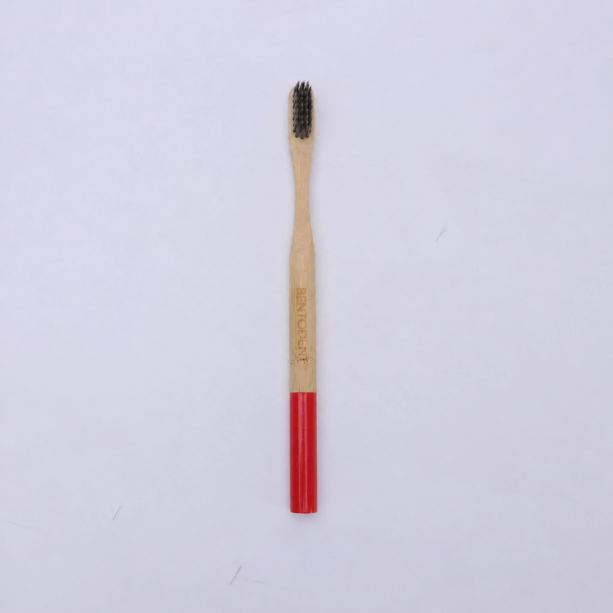 Bentodent Eco Brush Bamboo Toothbrush (charcoal) - Teeth Whitening, Soft