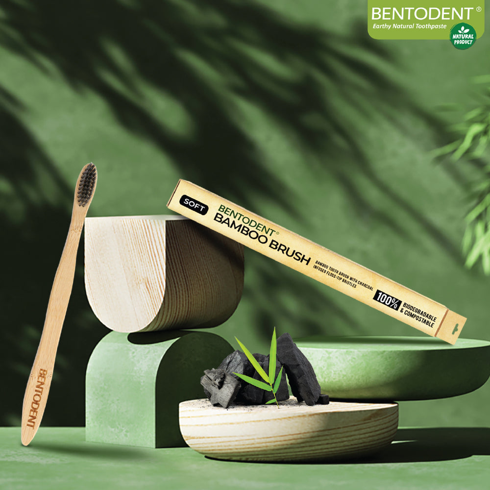 Bentodent Eco Brush Bamboo Toothbrush (non - charcoal) - Ultra Soft - Indian Dental Organization
