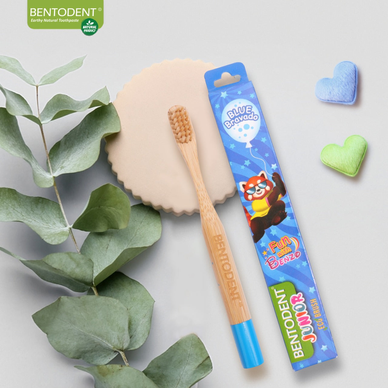 Bentodent Eco Fiber Brush Bamboo Kids Toothbrush (non - charcoal) - Ultra Soft - Indian Dental Organization